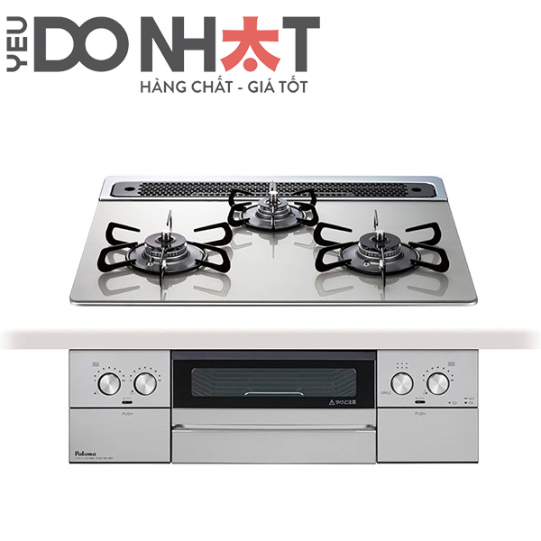 Bếp Gas Âm Paloma PD-829WS-60CV Nội Địa Nhật Mới Nguyên Thùng