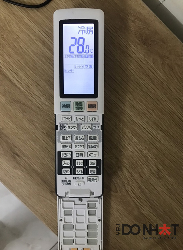 Hướng dẫn sử dụng điều khiển điều hòa panasonic nhật bãi