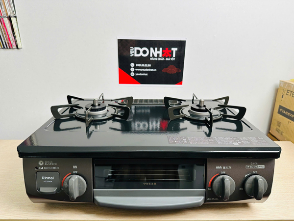 Bếp gas Rinnai KG35NBKR nội địa nhật mới nguyên thùng