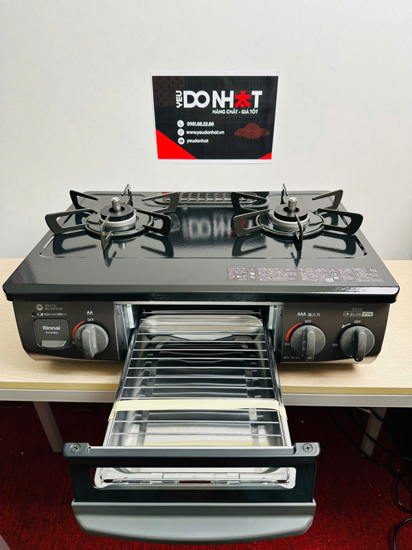 Bếp gas rinnai KG35NBKR nội địa nhật mới nguyên thùng