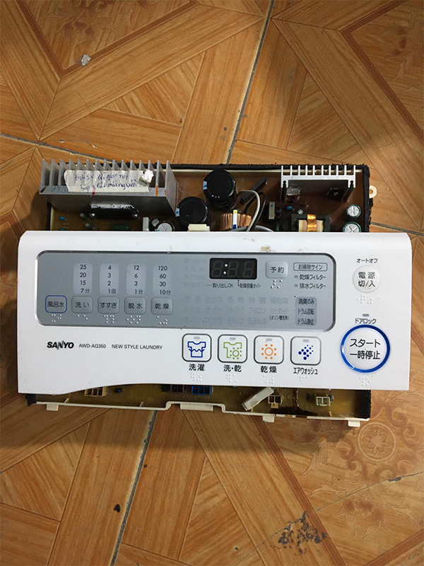 Bảng mã lỗi thường gặp trên máy giặt Panasonic nội địa Nhật và cách xử lý