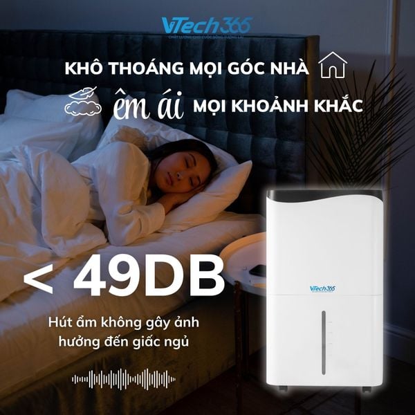 Máy hút ẩm VTech365 VT-HA500-W 50L/ngày