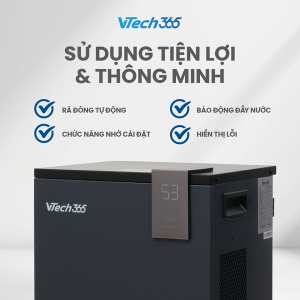 Máy hút ẩm gia đình VTECH365 VT-HA600-CN 60L/ngày