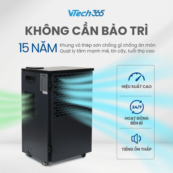 Máy hút ẩm gia đình VTECH365 VT-HA600-CN 60L/ngày