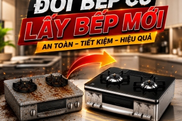 Chương Trình Đổi Bếp Cũ Lấy Bếp Gas Nội Địa Nhật Mới – Hỗ Trợ Ngay 200K–300K Tại Yêu Đồ Nhật